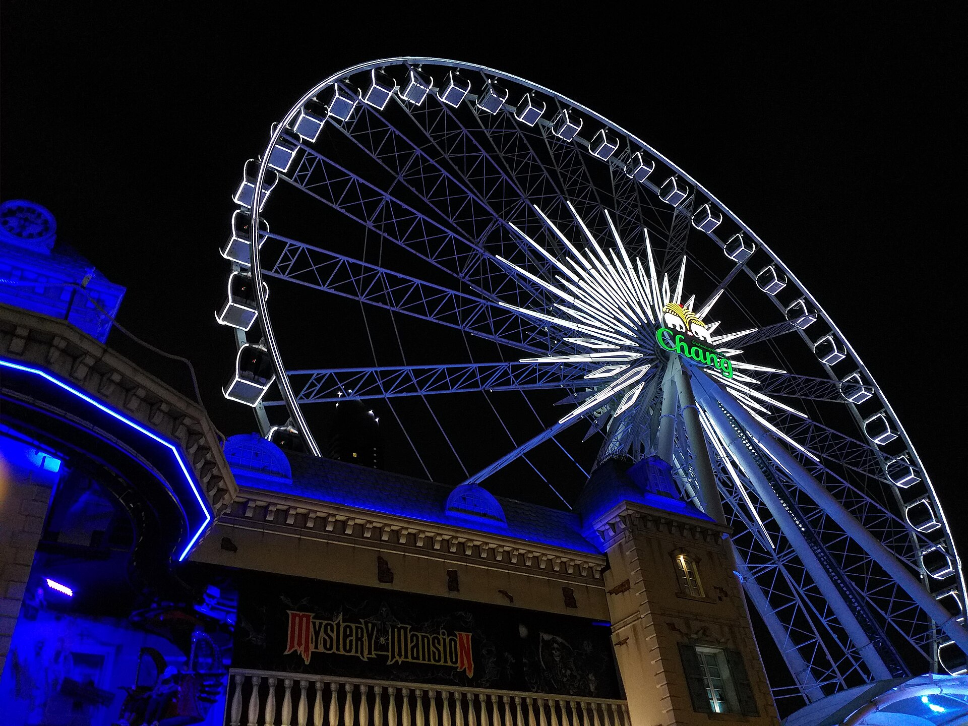 Asiatique 河濱夜市的摩天輪