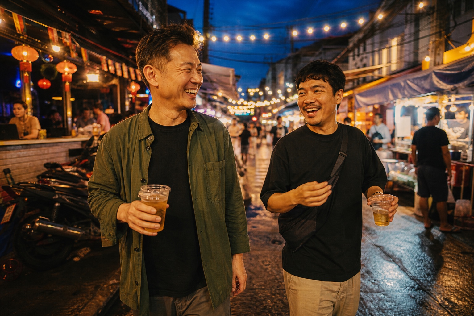 曼谷・入夜之後