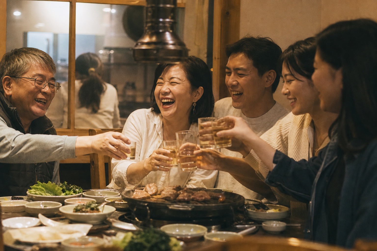 首爾・一個人出發，晚上有人吃飯