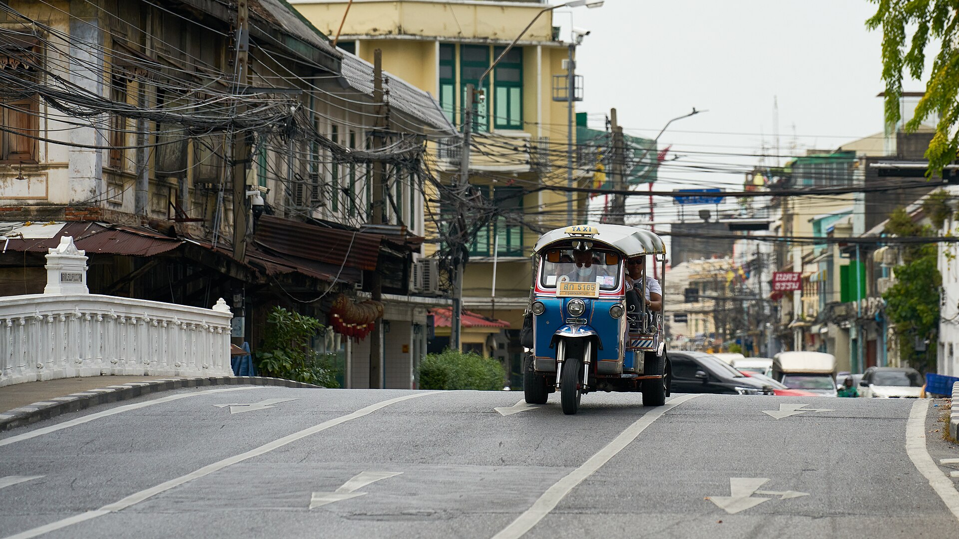 曼谷街頭的計程車