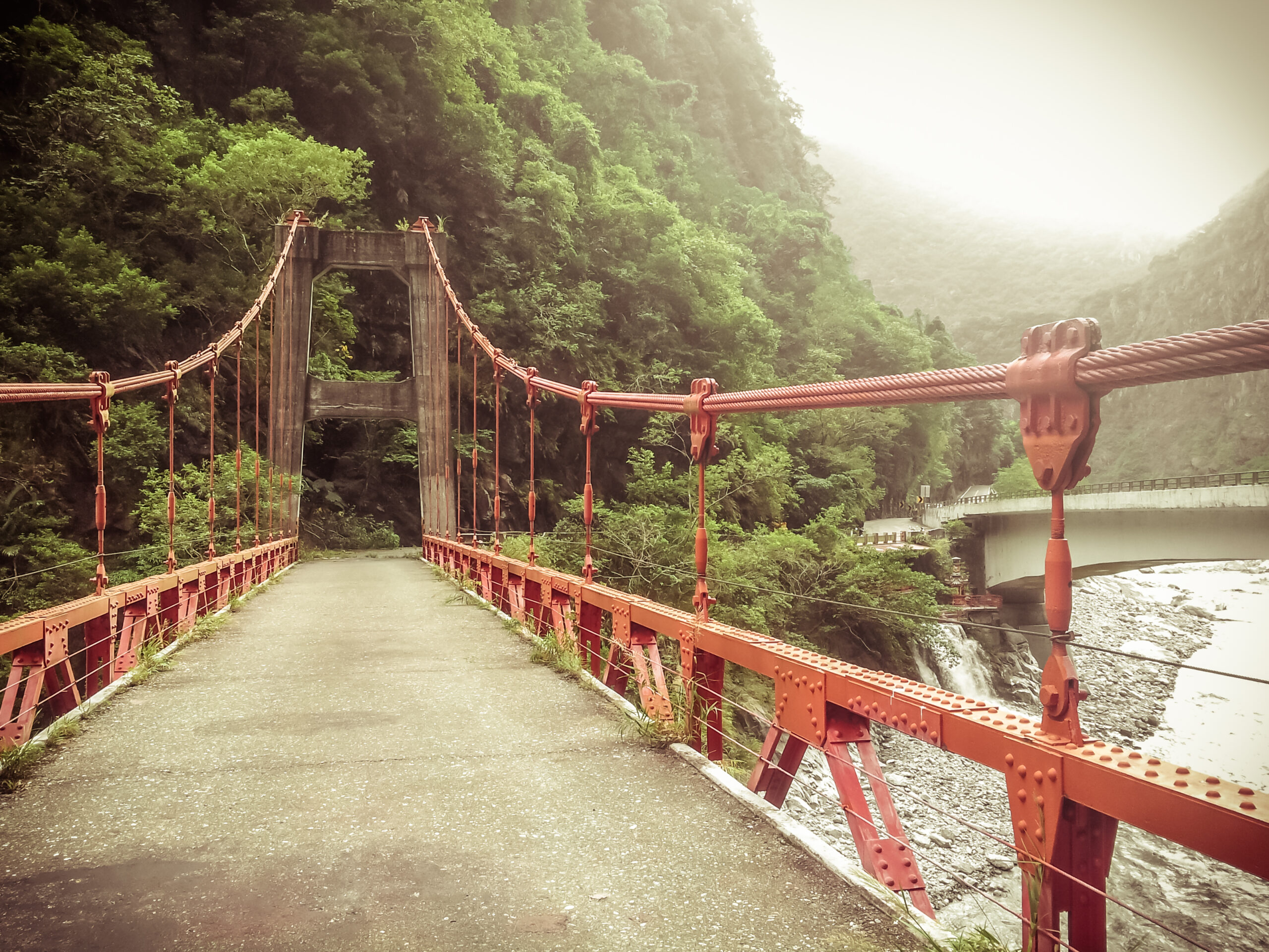 太魯閣紅色吊橋，一個人旅行容易誤判交通時間的路段