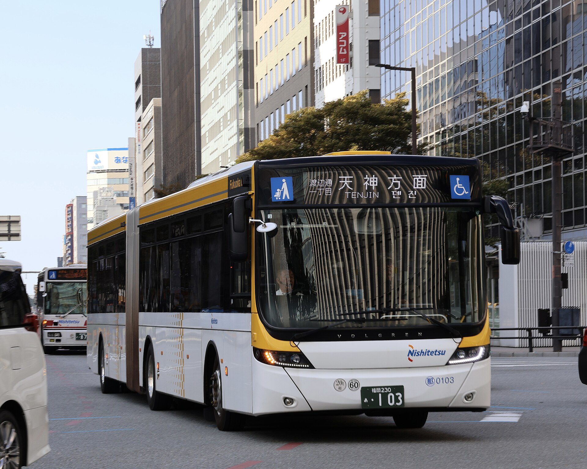 西鐵路線巴士，福岡機場國際線到博多站