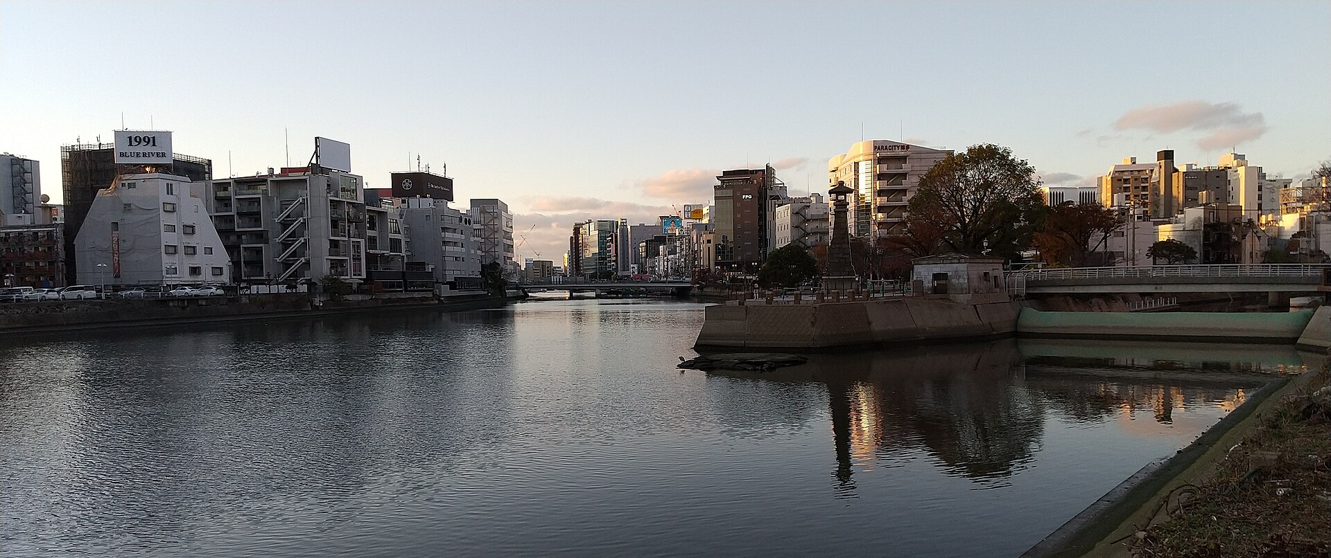 福岡那珂川，中洲到天神的步行距離
