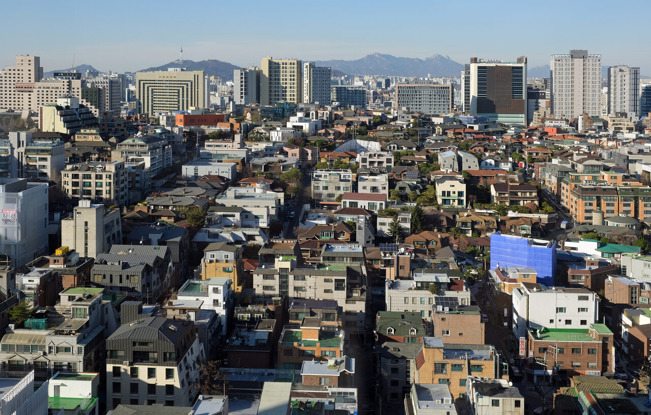 江南역一帶商業區街景