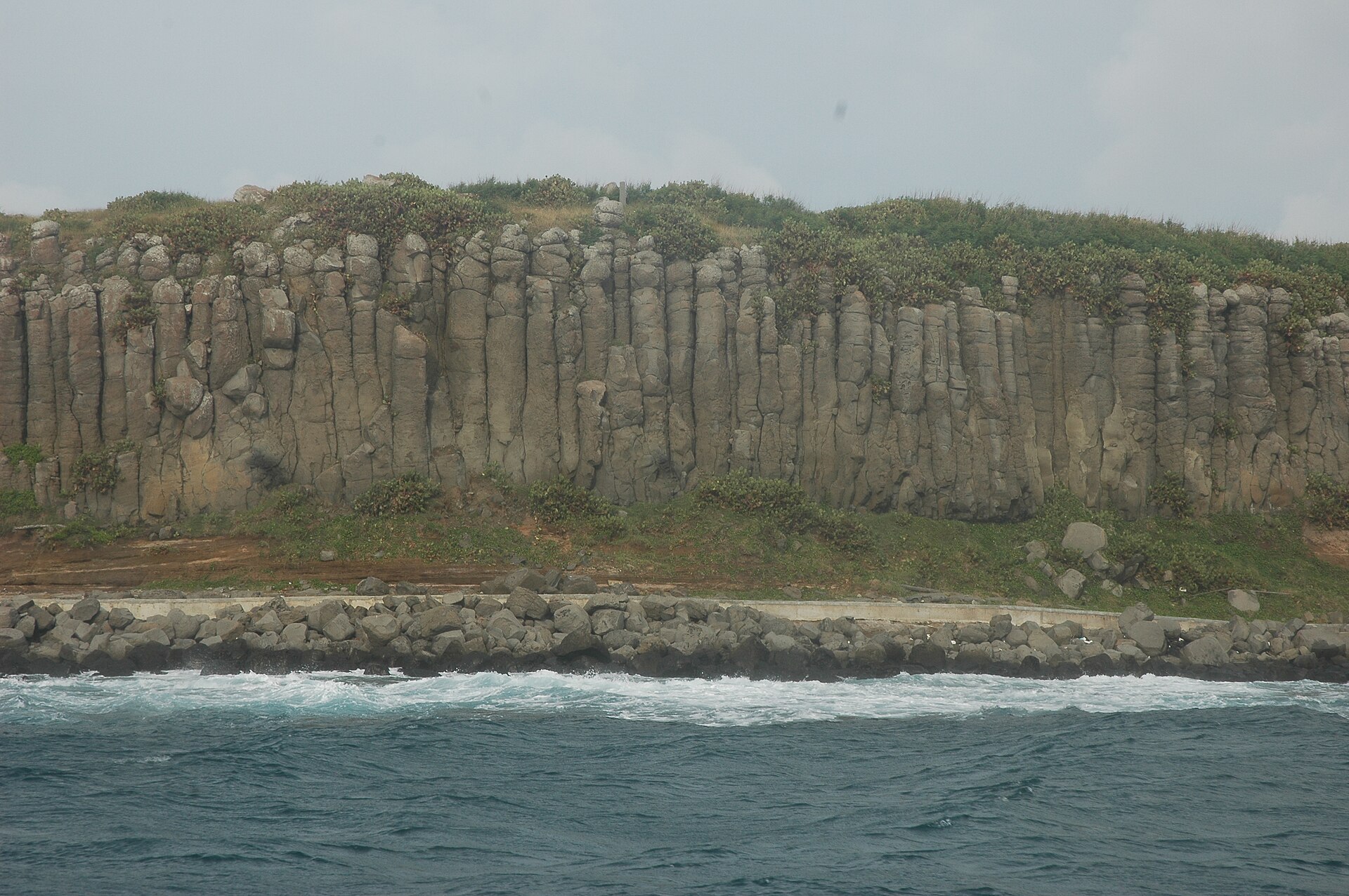 澎湖的玄武岩海岸
