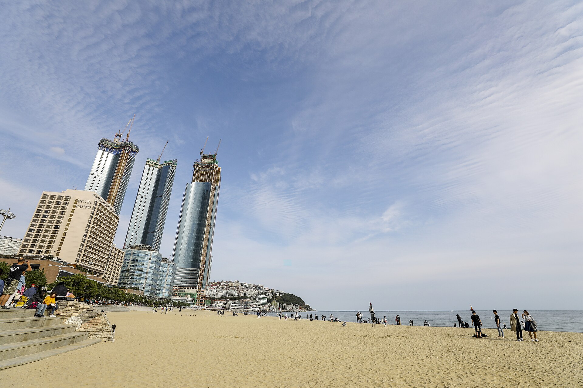 釜山海雲台海水浴場,一個人去釜山看海的地方