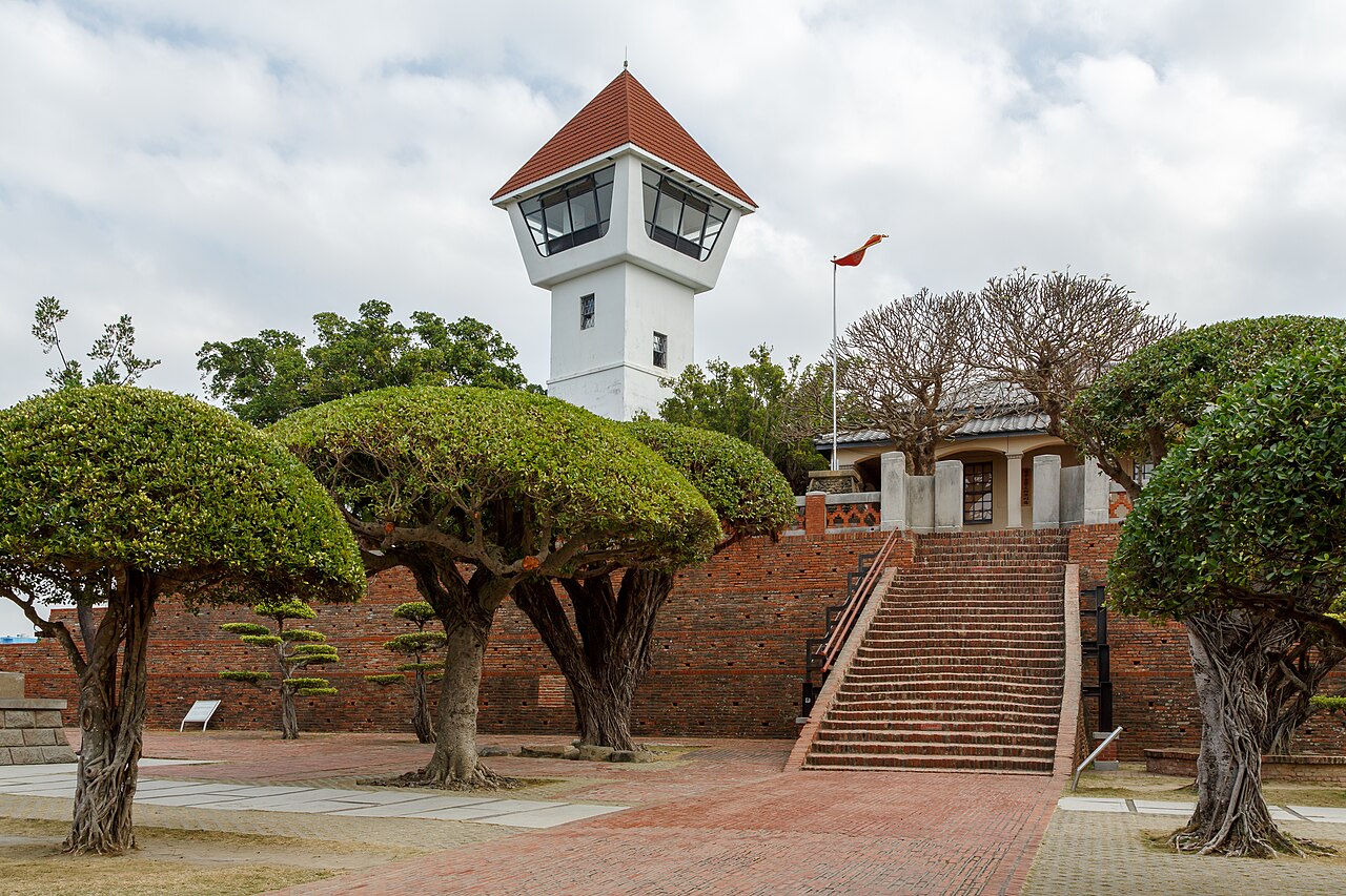 台南安平古堡景色，一個人旅行容易誤判營業時間的景點之一