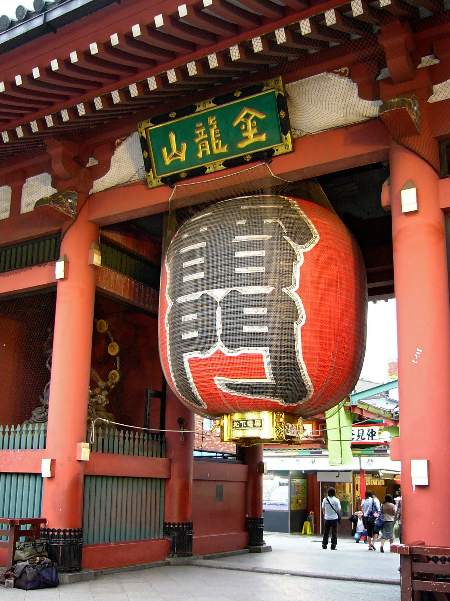 東京五天動線第一天的淺草寺雷門