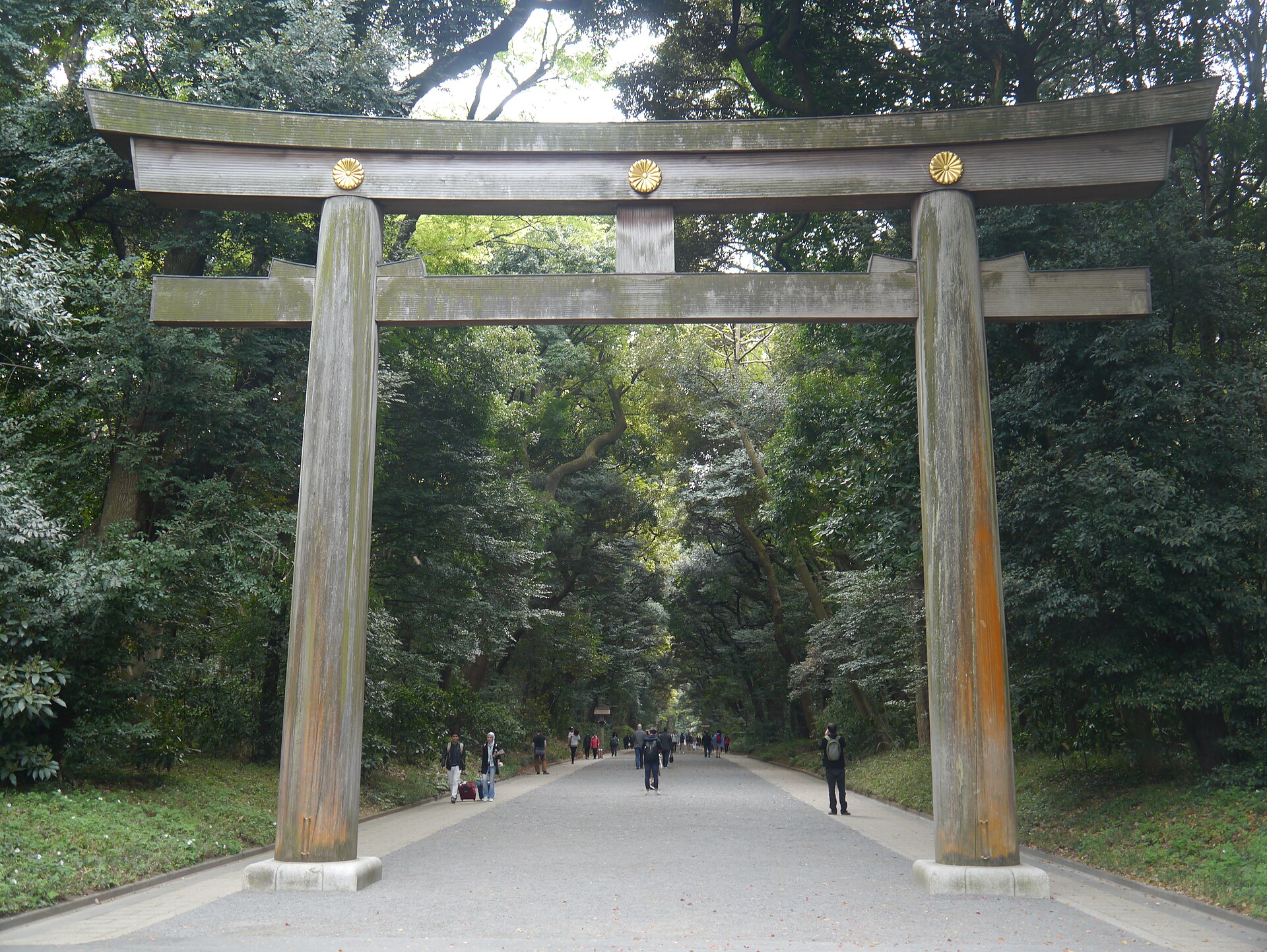 東京第二天動線的明治神宮鳥居
