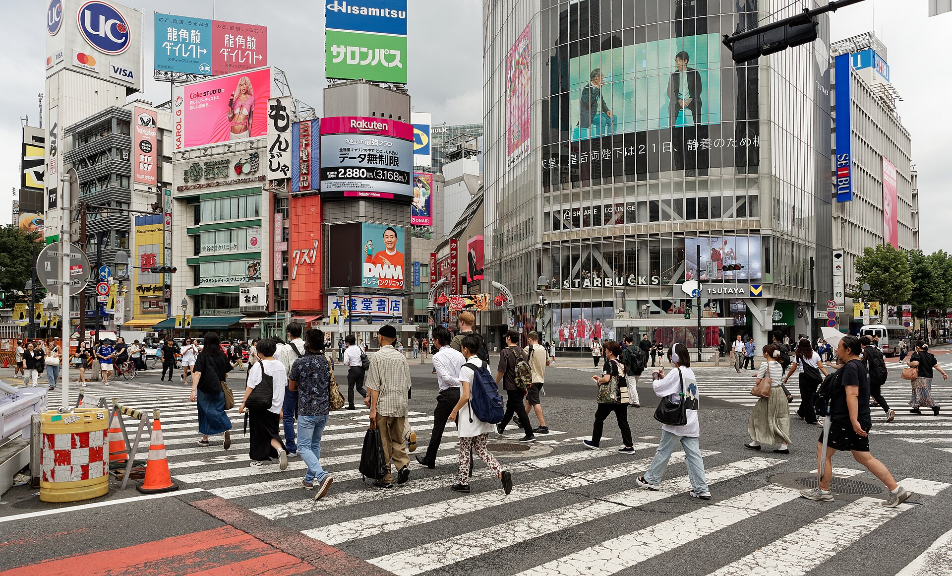 東京第三天動線的澀谷路口