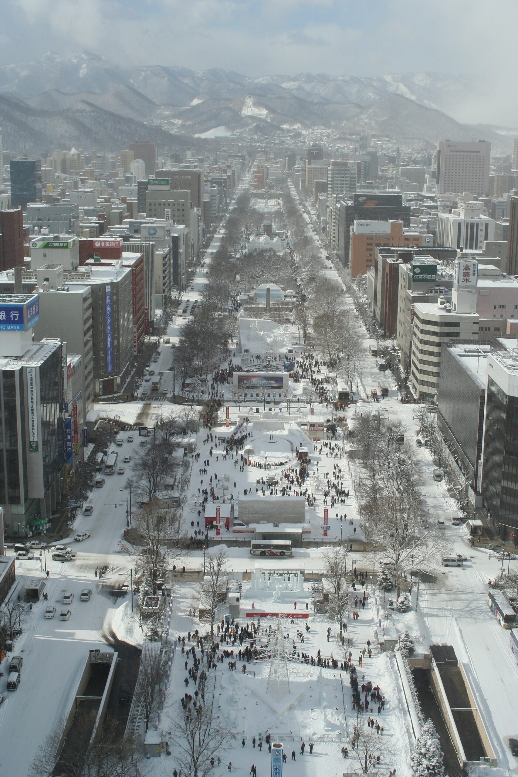 一個人 北海道 札幌雪祭 大通公園