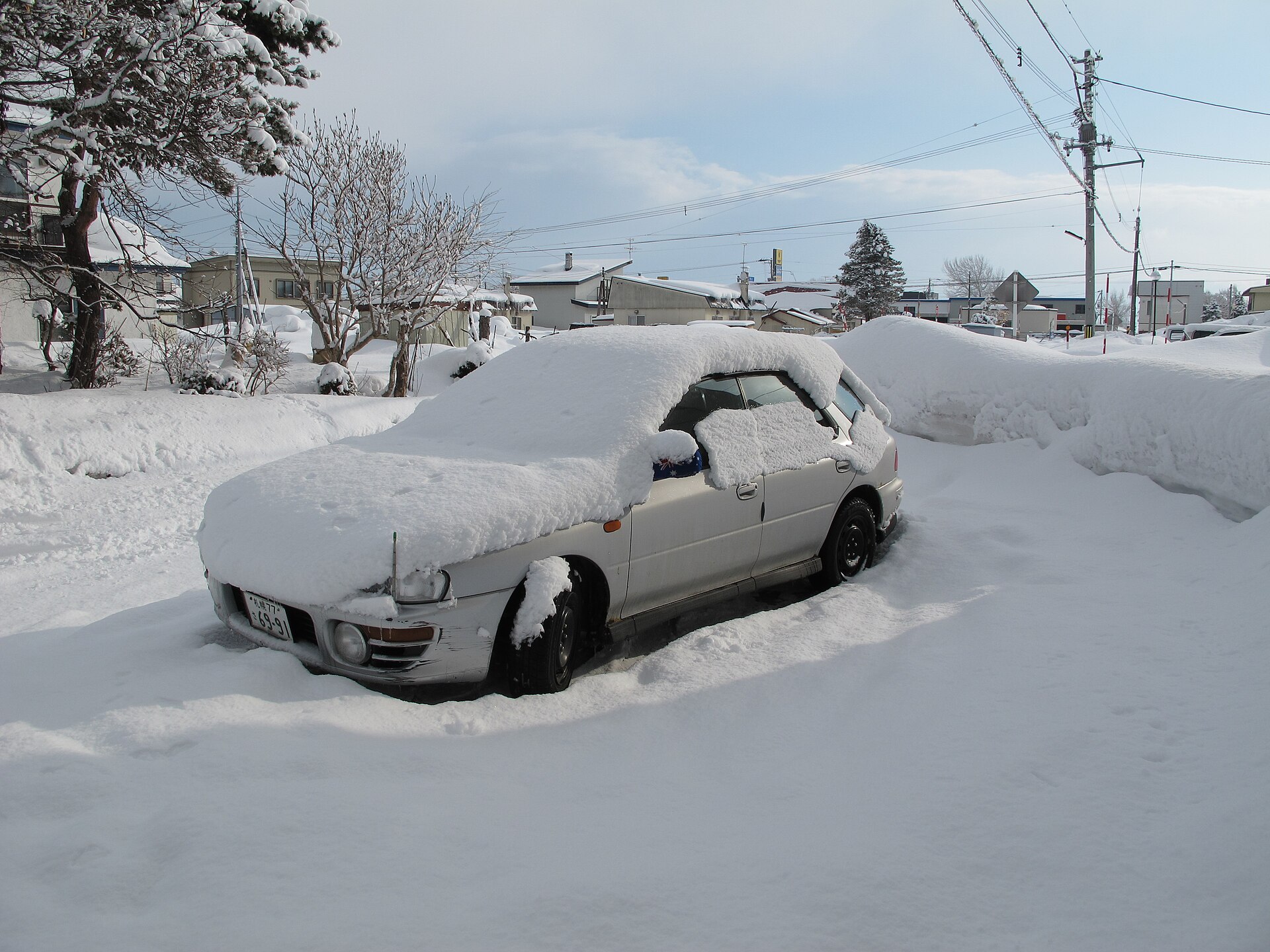 北海道 租車 冬天 雪 一個人