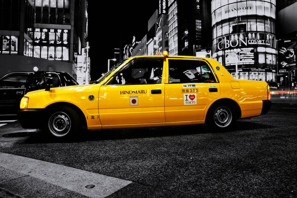 日本 計程車 價格 銀座 夜晚