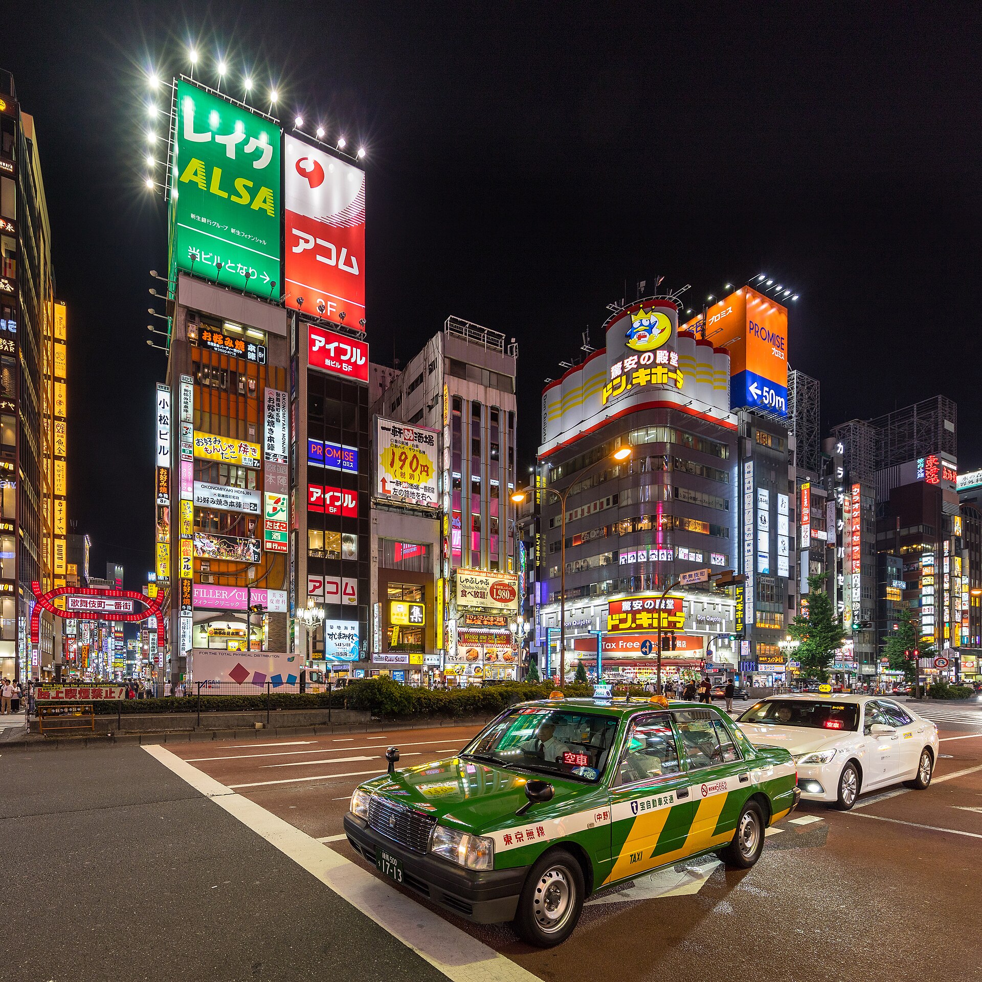 日本 叫車 app 新宿 夜晚