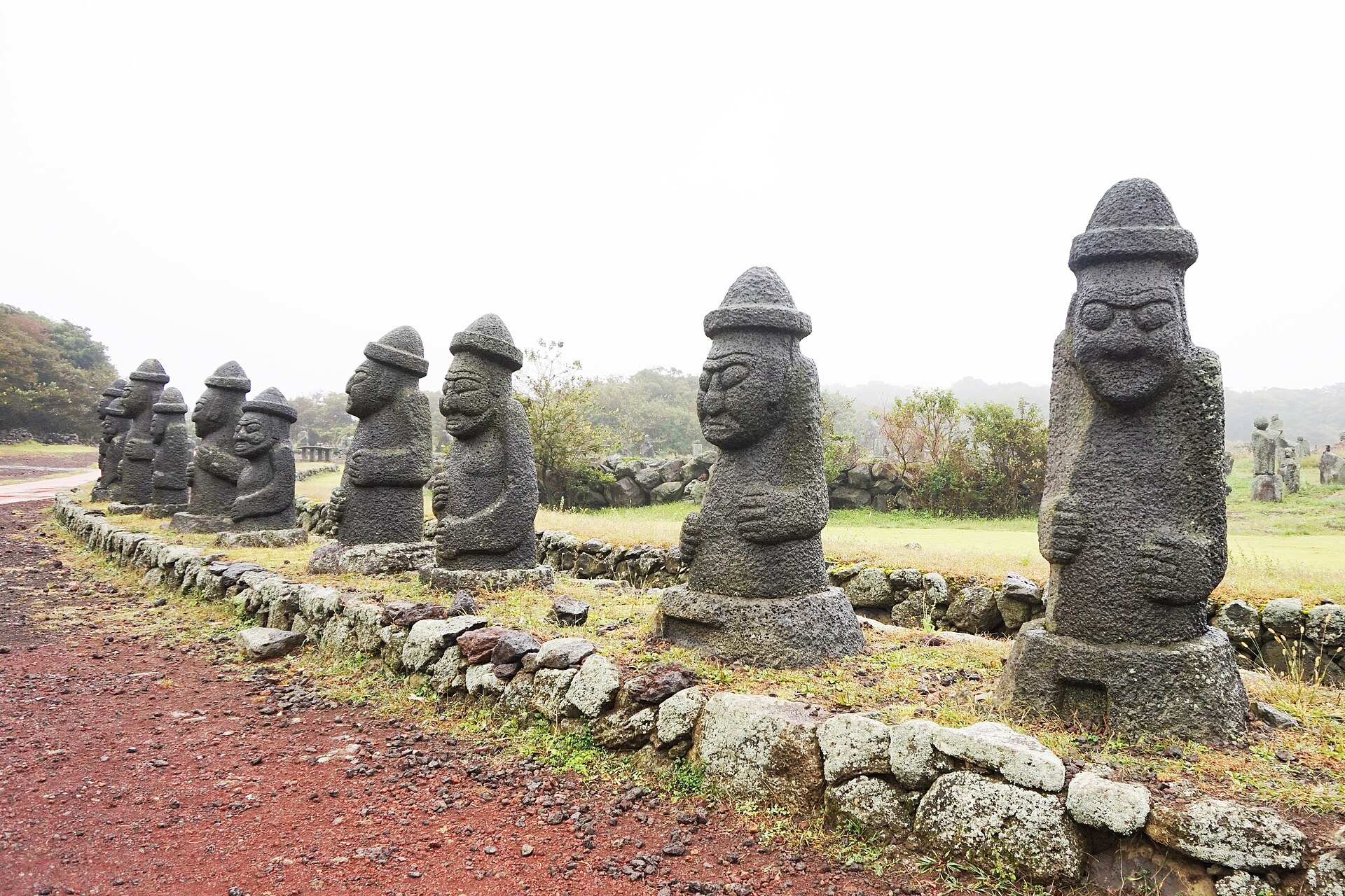 濟州島冬天景點 石頭公園 石頭爺爺